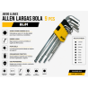 JUEGO LLAVES ALLEN LARGAS BOLA 9 PCS BLIM