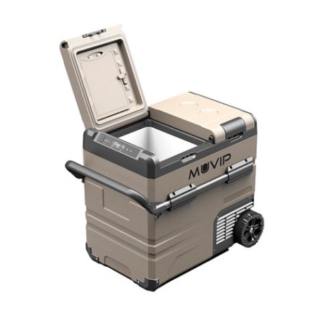 NEVERA DE COMPRESOR PORTATIL CON RUEDAS 54 LITROS 60W DOBLE ZONA MUVIP