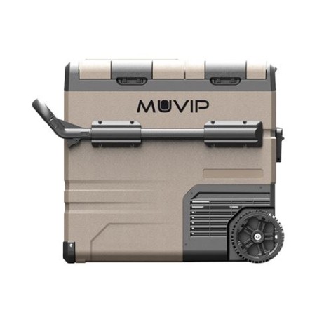 NEVERA DE COMPRESOR PORTATIL CON RUEDAS 54 LITROS 60W DOBLE ZONA MUVIP