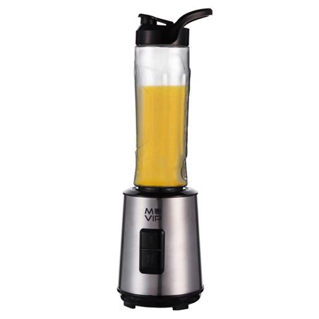BATIDORA DE VASO 300W INOX 600ML 2 VELOCIDADES MUVIP - MV0358-1