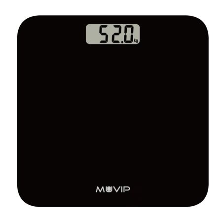 BASCULA DIGITAL BAÑO BLACK DESIGN MUVIP - MV0354