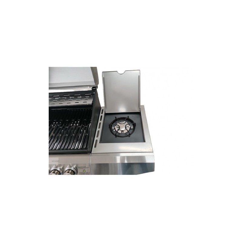 BARBACOA GAS INOX 4 FUEGOS MUVIP