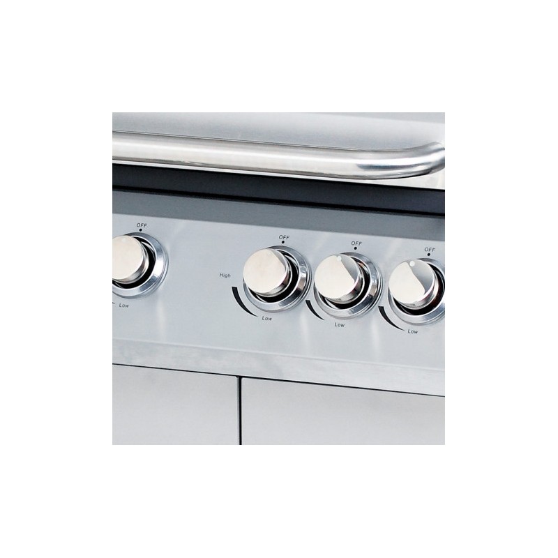BARBACOA GAS INOX 5 FUEGOS MUVIP