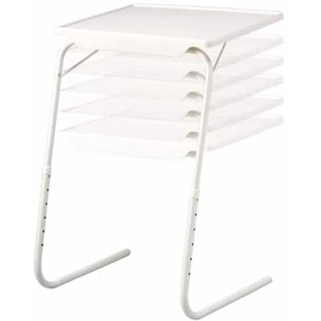 MESA REGULABLE Y PLEGABLE MULTIUSOS BLANCA JOCCA