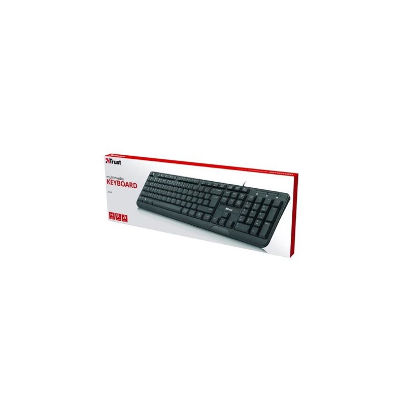 TECLADO MULTIMEDIA ZIVA RESISTENTE...