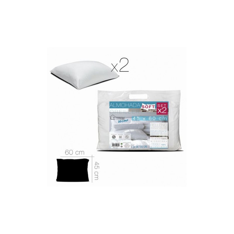 SET 2 ALMOHADAS SOFT 45X60CM URBAN...