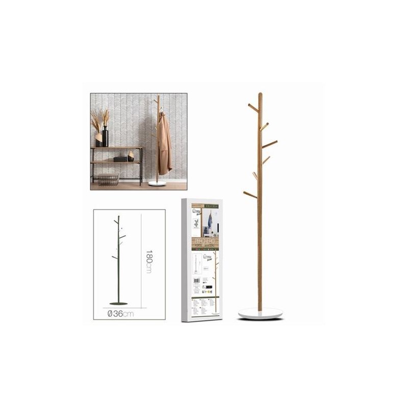 PERCHERO DE PIEO BAMBU 180CM