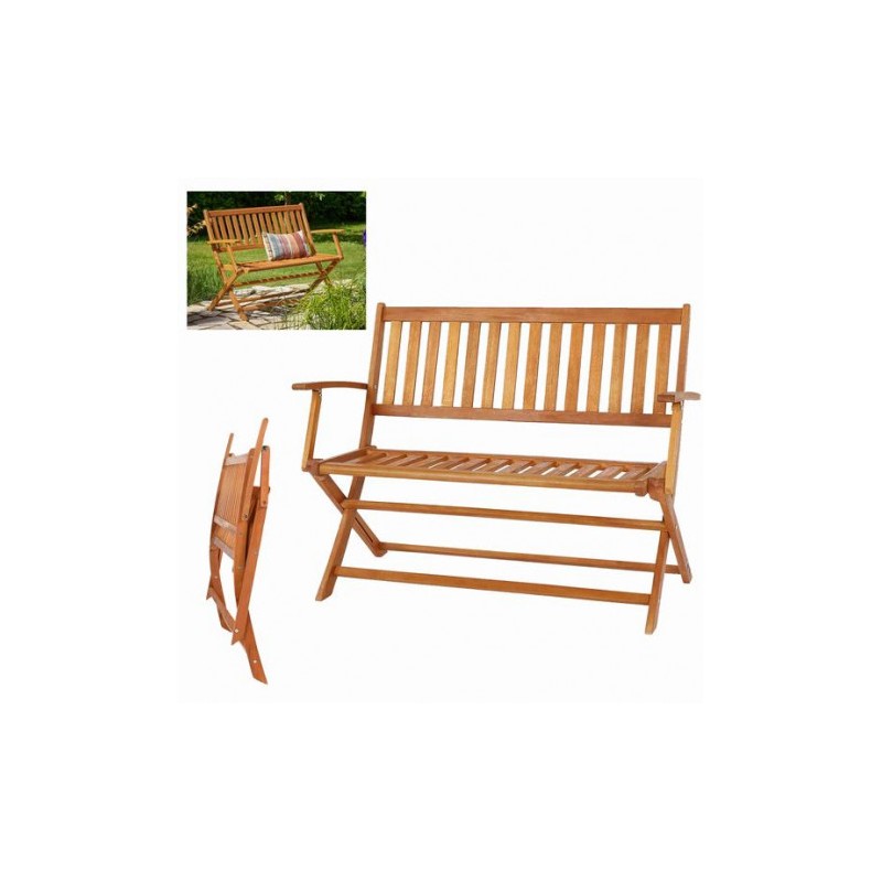 BANCO DE MADERA PLEGABLE JARDIN