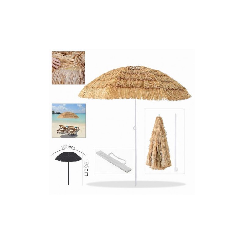SOMBRILLA DE PLAYA COCO CON BOLSA TRANSPORTE