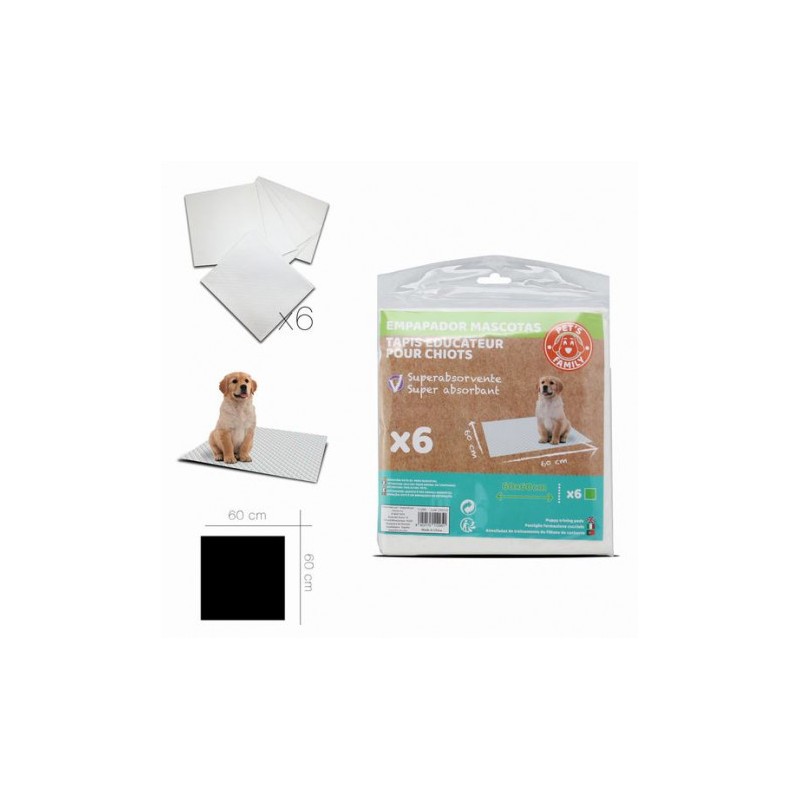 PACK 6 EMPAPADORES PARA CACHORROS