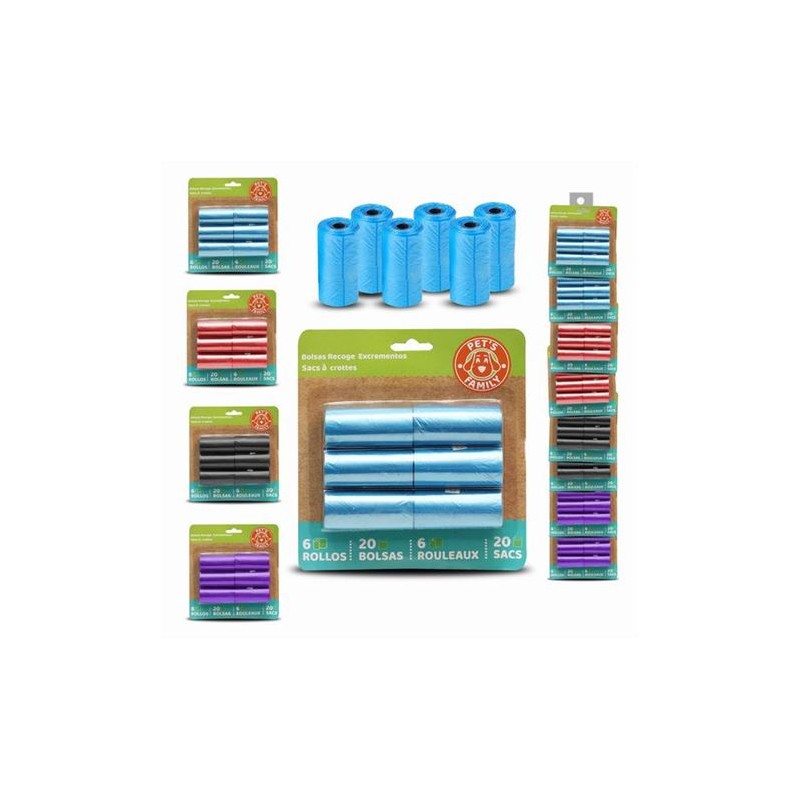 PACK 6 ROLLOS 20 BOLSA RECOGE...