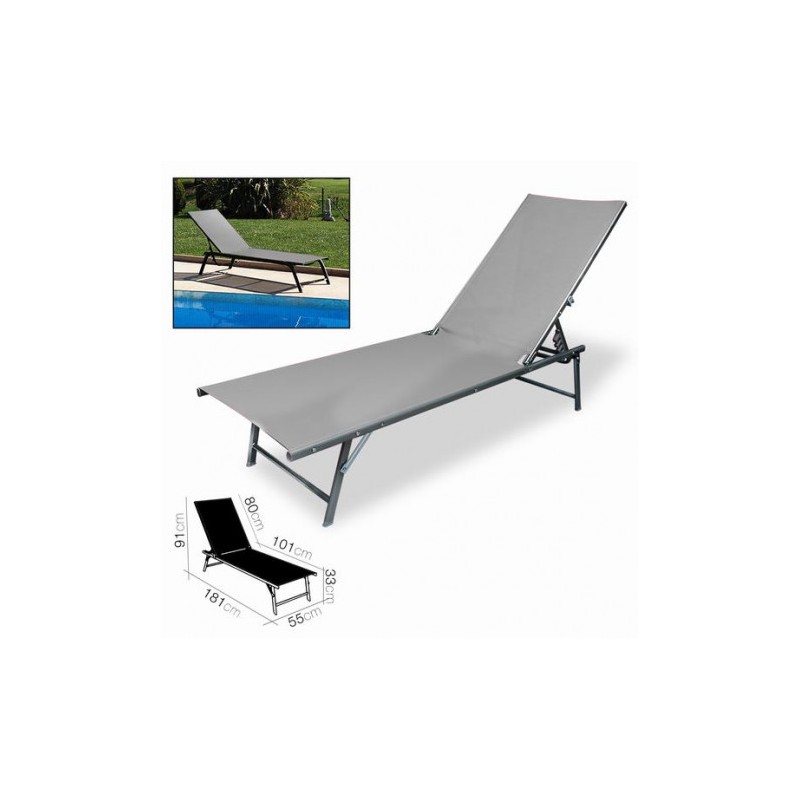 TUMBONA MARE GRIS 181X55XH91CM
