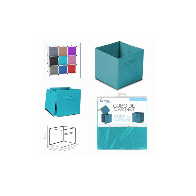 CESTA CUBO PLEGABLE 31CM COLORES...