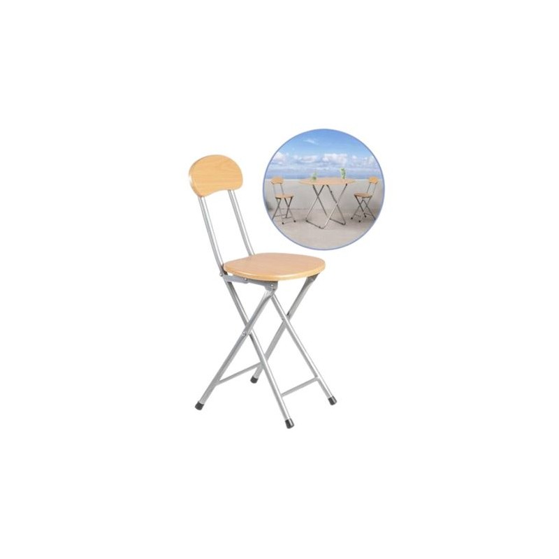 SILLA PLEGABLE JAVIER 30X24X74CM
