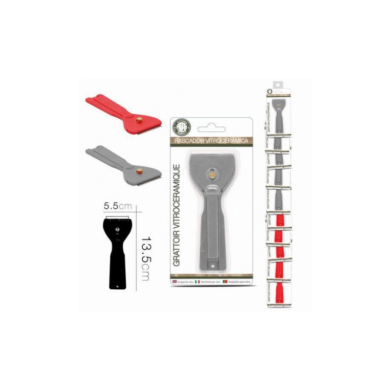 RASCADOR VIDRIO PARA VITROCERAMICA CON CUCHILLA