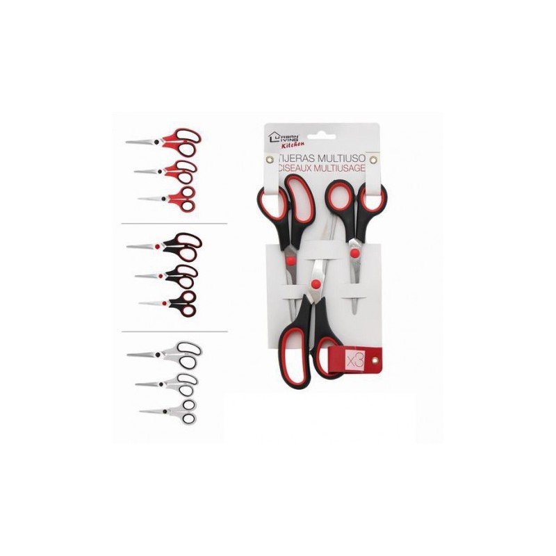 PACK 3 TIJERAS MULTIUSOS URBAN LIVING