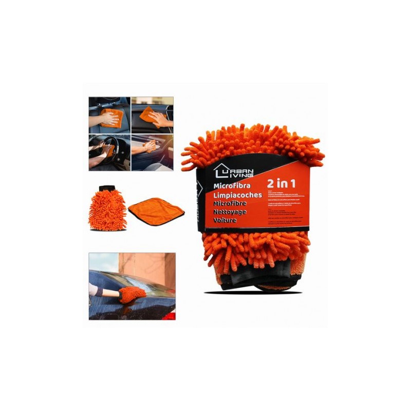 PACK 2 BAYETAS MICROFIBRA DOBLE CARA LIMPIACOCHES