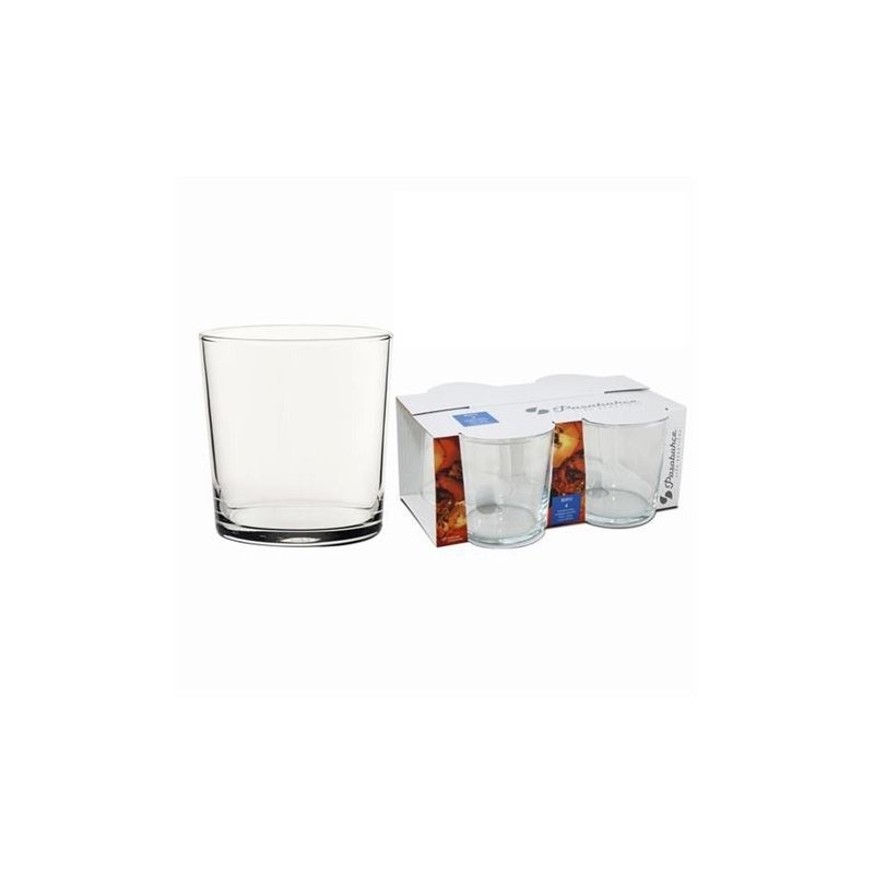 SET 4 VASOS BISTRO MEDIO 380CC PASABAHCE