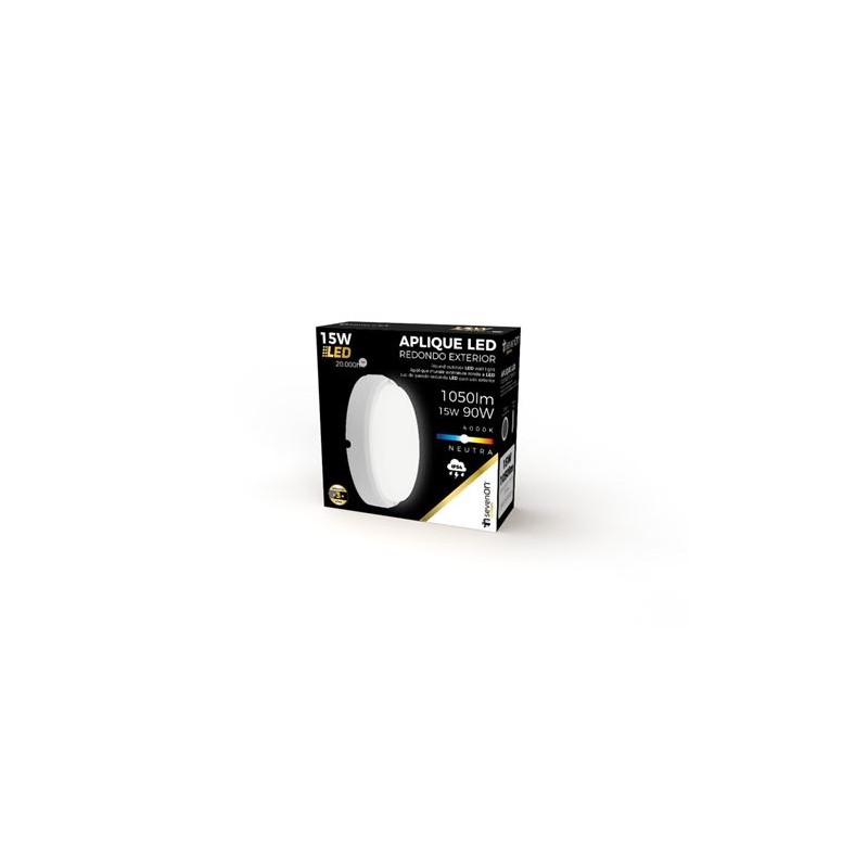 APLIQUE LED EXTERIOR RECONDO BLANCO...