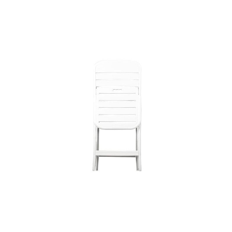 SILLA PLEGABLE BLANCA 52X40X82CM