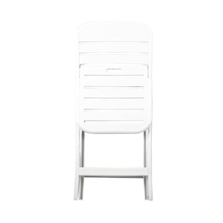 SILLA PLEGABLE BLANCA 52X40X82CM