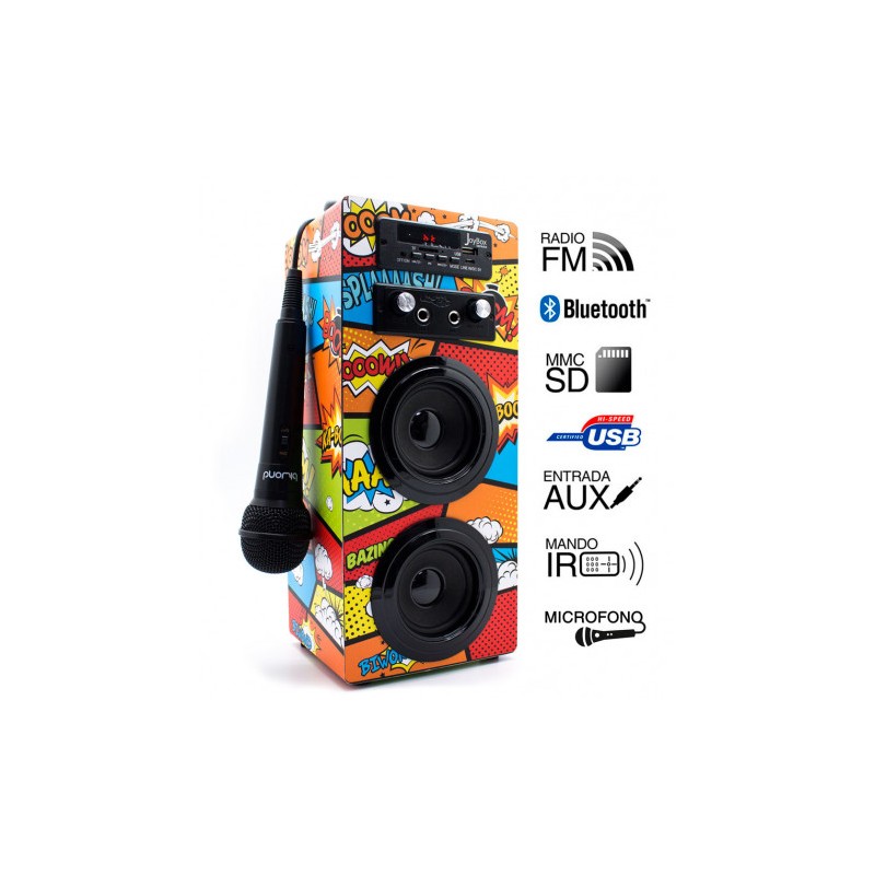 ALTAVOZ JOYBOX KARAOKE BLUETOOTH...