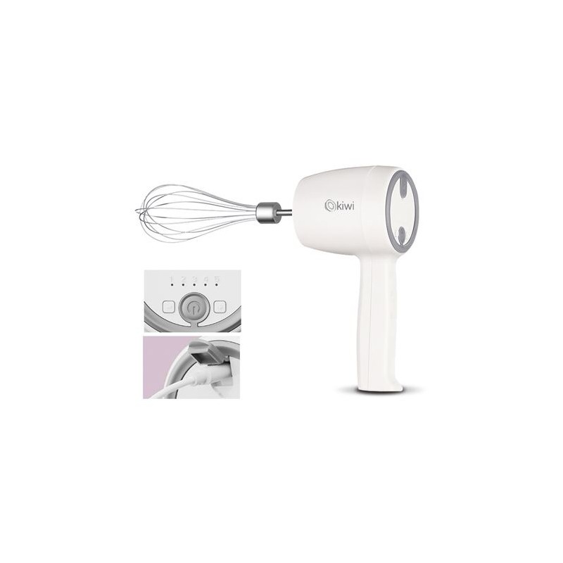 BATIDORA DE MANO RECARGABLE USB...
