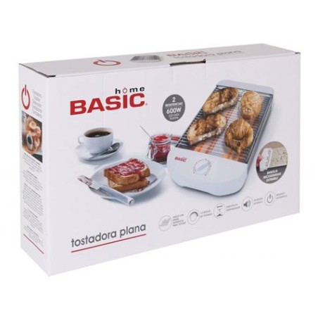 TOSTADORA PLANA DE REJILLA 560W BASIC HOME
