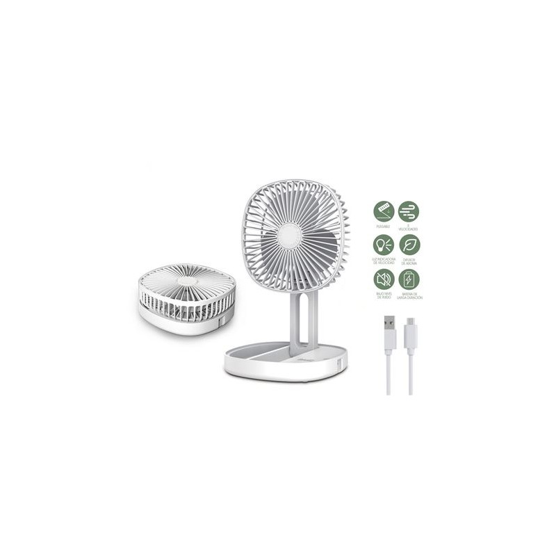 VENTILADOR DE MESA PLEGABLE 4.5W USB...