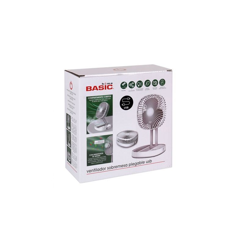 VENTILADOR DE MESA PLEGABLE 4.5W USB...