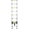 ESCALERA EXTENSIBLE ALUMINIO 12 PELDAÑOS 3.8 METROS MADER