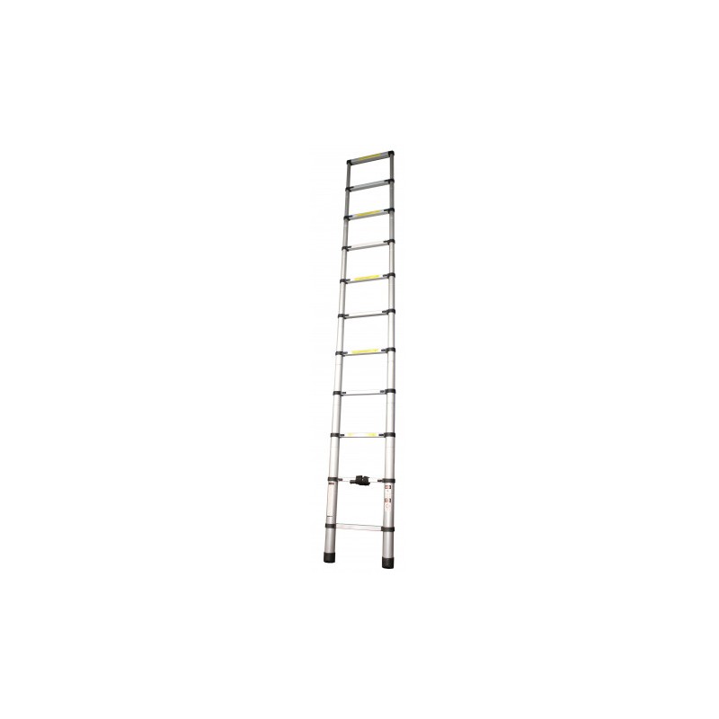 ESCALERA EXTENSIBLE ALUMINIO 10 PELDAÑOS 3.2 METROS MADER