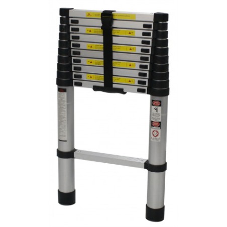 ESCALERA EXTENSIBLE ALUMINIO 10 PELDAÑOS 3.2 METROS MADER