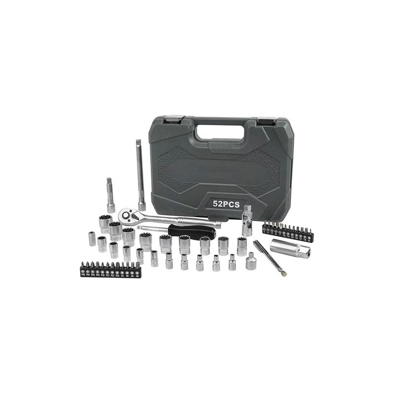 MALETIN LLAVES DE VASO CRV 1/4"-3/8"...