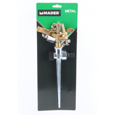ASPERSOR DE RIEGO METÁLICO 360º 3/4" MADER