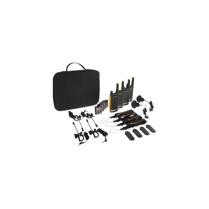 PACK 4 WALKIE-TALKIE MOTOROLA T82...