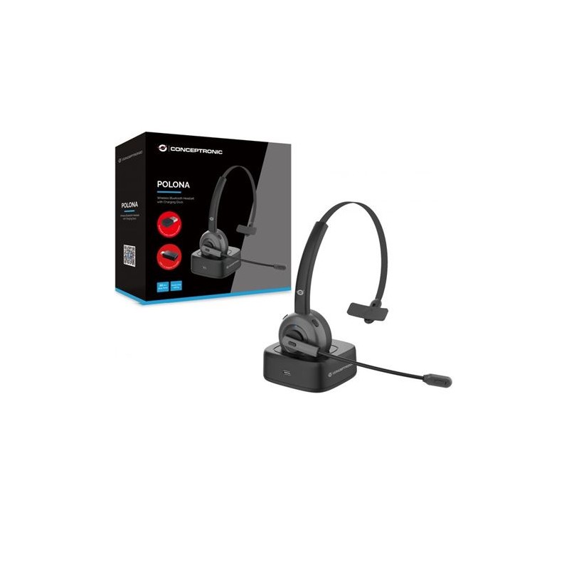 AURICULAR BLUETOOTH CON BASE SE CARGA...