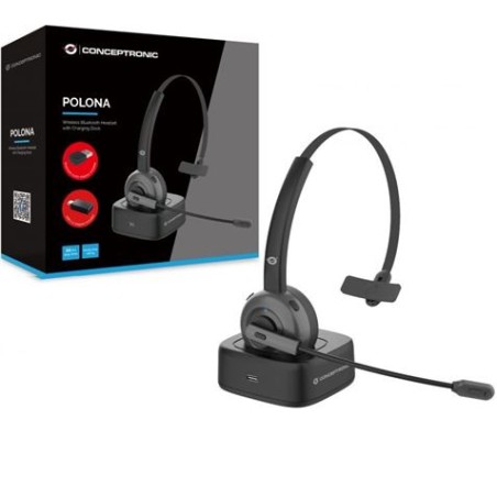 AURICULAR BLUETOOTH CON BASE SE CARGA CONCEPTRONICS