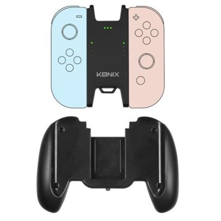 ADAPTADOR GAMEPAD CON CARGADOR PARA 2 J0Y-CON NINTENDO SWITCH KONIX