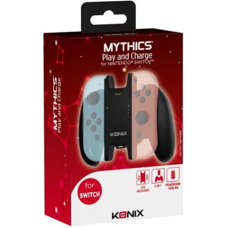 ADAPTADOR GAMEPAD CON CARGADOR PARA 2 J0Y-CON NINTENDO SWITCH KONIX