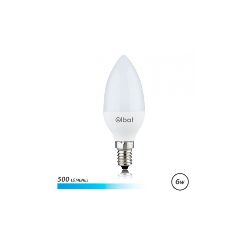 BOMBILLA LED C37 | 6W | 500LM | E14 |...