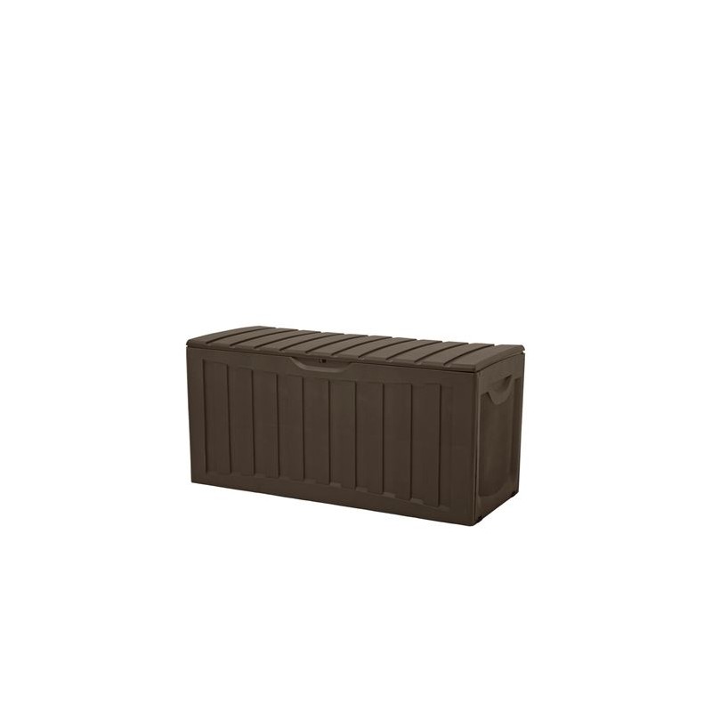 BAUL RESINA MARRÓN 340LITROS 57X118X53CM