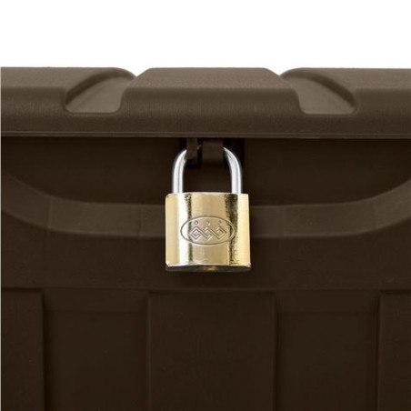 BAUL RESINA MARRÓN 340LITROS 57X118X53CM