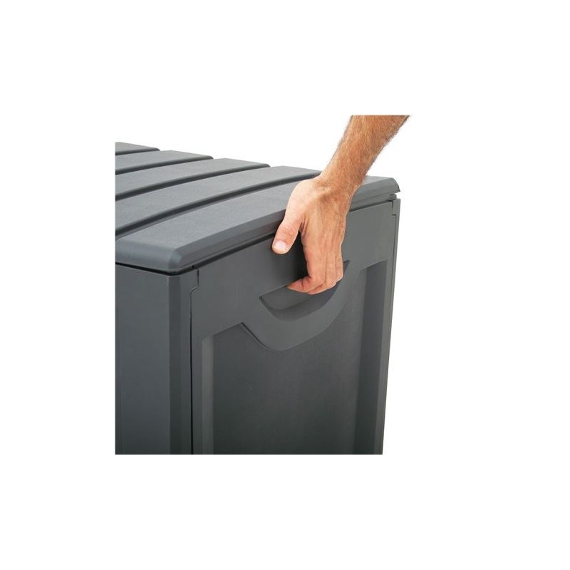 BAUL RESINA NEGRO 340LITROS 57X118X53CM