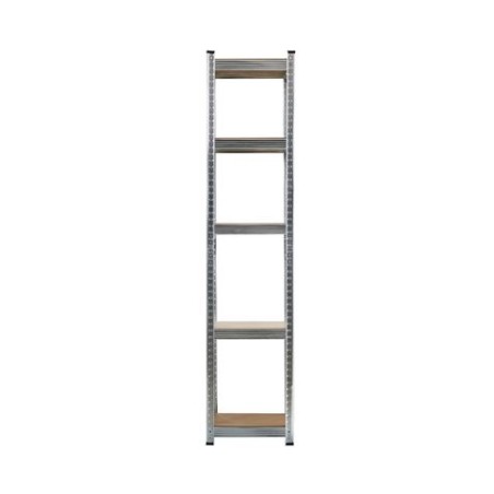 ESTANTERIA GALVANIZADA 5 BALDAS AJUSTABLES 180X40X40CM