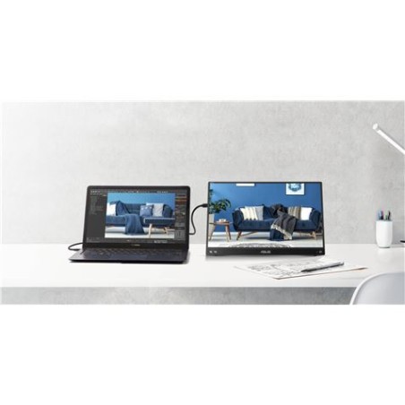 MONITOR PORTATIL 15.6" FHD MB166B FUNDA SOPORTE INTEGRADA USB TIPO C ASUS