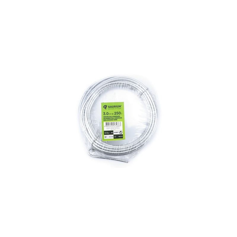 ALAMBRE GALVANIZADO 3mm. 250GR SAURIUM