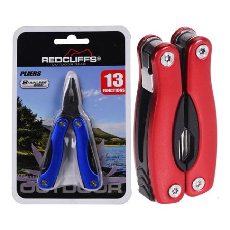 NAVAJA MULTIUSOS CON 13 FUNCIONES COLORES SURTIDOS REDCLIFFS