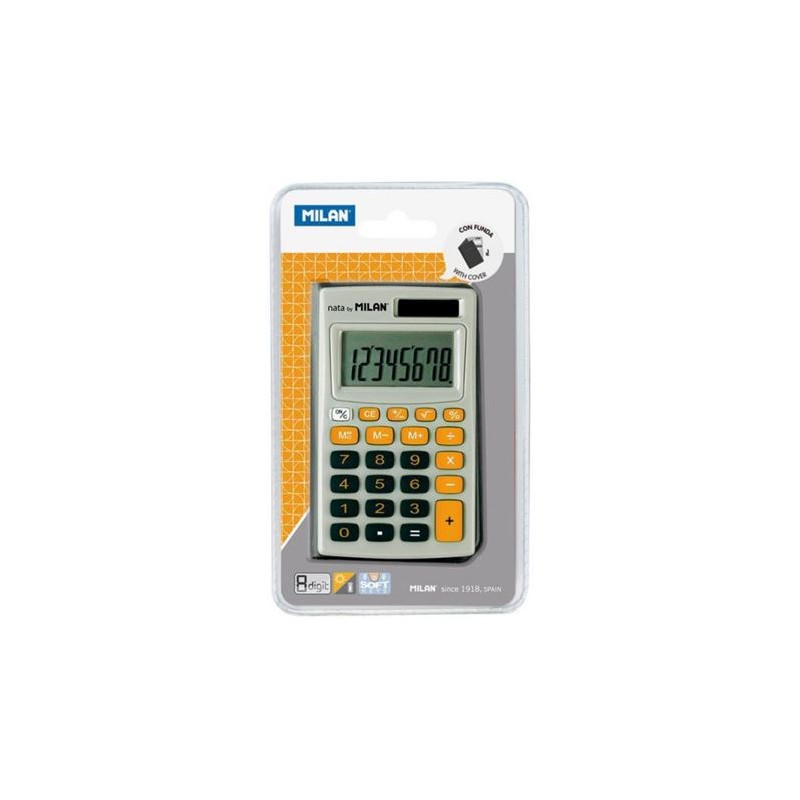 CALCULADORA DIGITAL 8 DIGITOS GRIS Y...