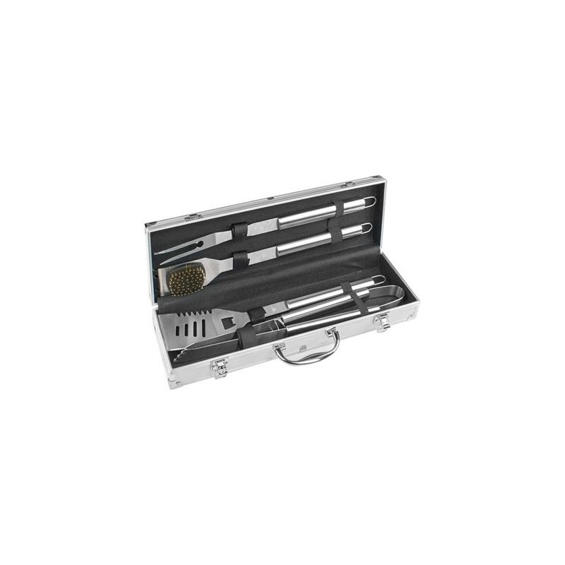 SET 4 UTENSILIOS INOX DE BARBACOA